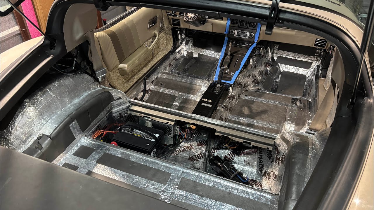 Sound Insulation On My Corvette C3 Collector Edition 