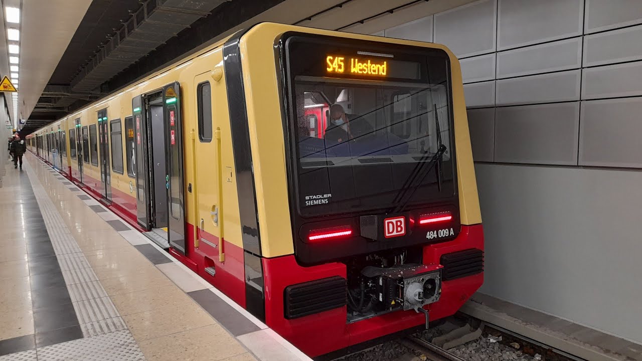S-Bahn Berlin Mitfahrt von Berlin Westend bis Flughafen BER T1-2 in der BR 484 auf der S45 Komplett