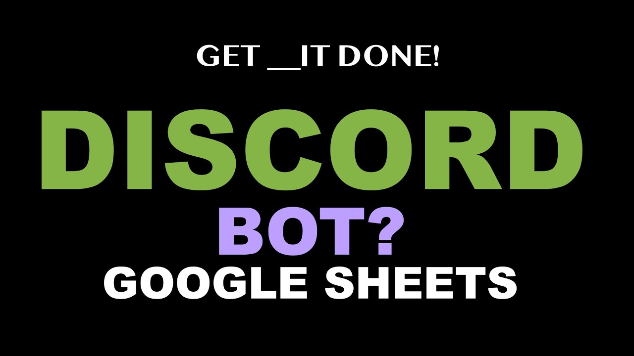 Опубликовать в Discord из Google Таблиц