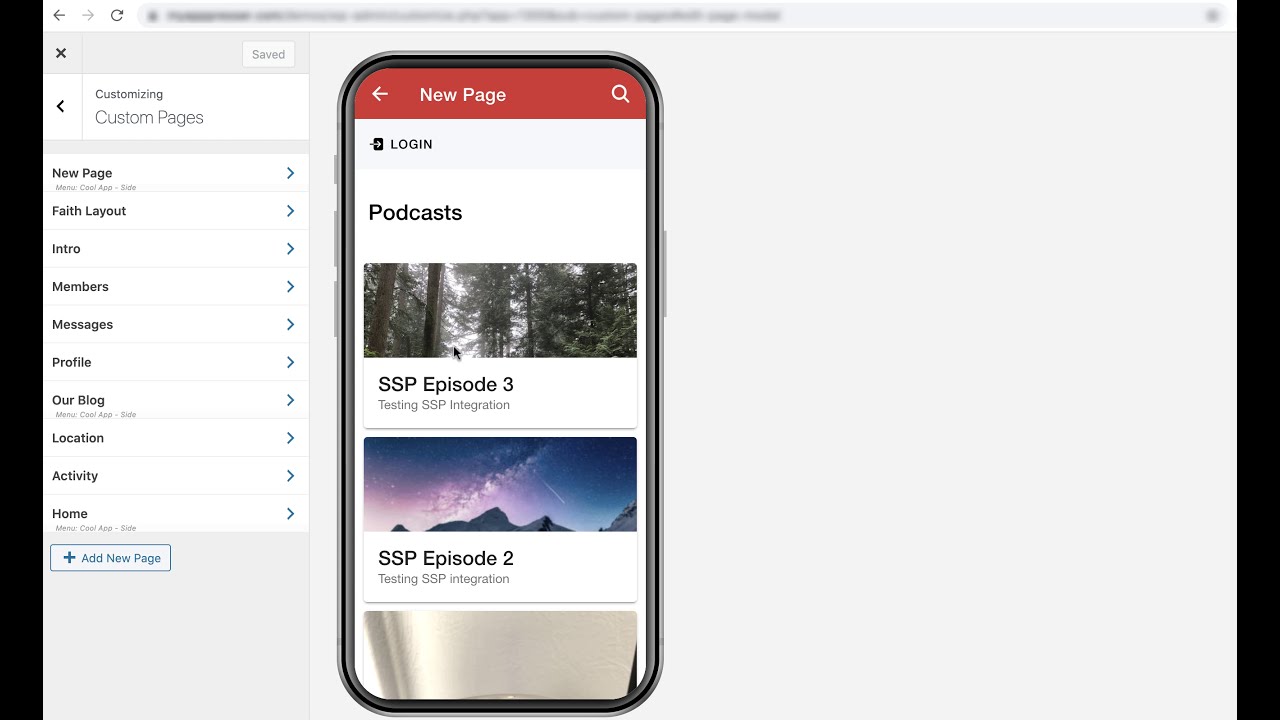 Our New App Page Builder