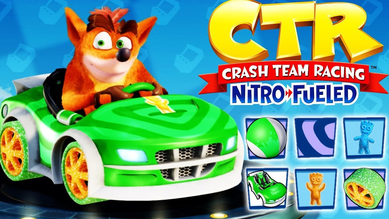 Crash Team Racing Nitro-Fueled - Sour Patch Kids Exclusive Content + Gameplay