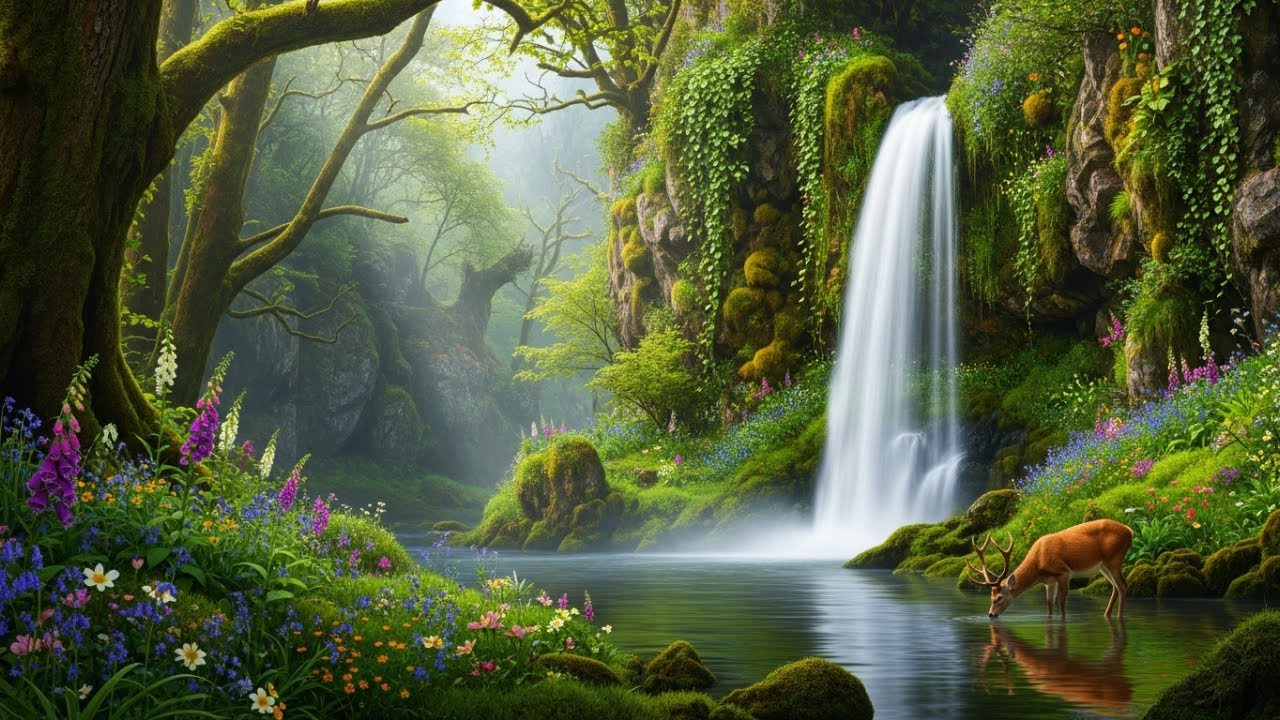 Beautiful Relaxing Music 🍀Deep Healing and Stress Relief, Nature Sounds for Deep Relaxation