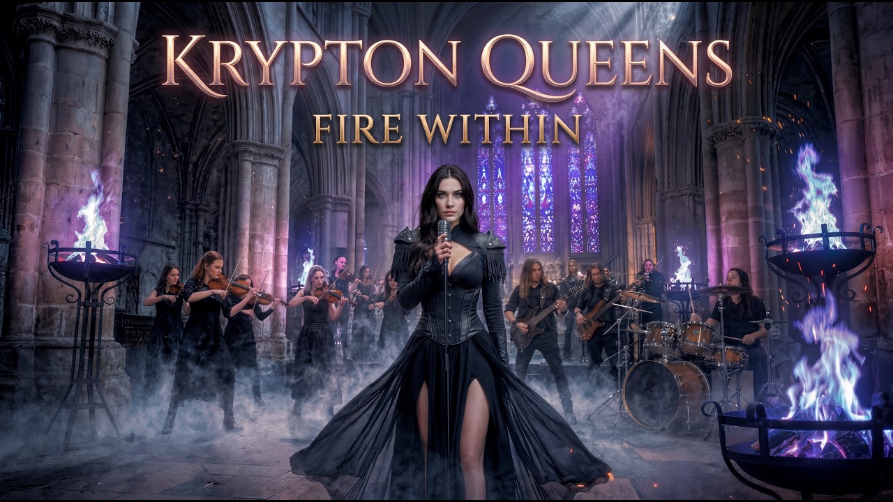 Fire Within 🔥 Epic Symphonic Rock | Krypton Queens