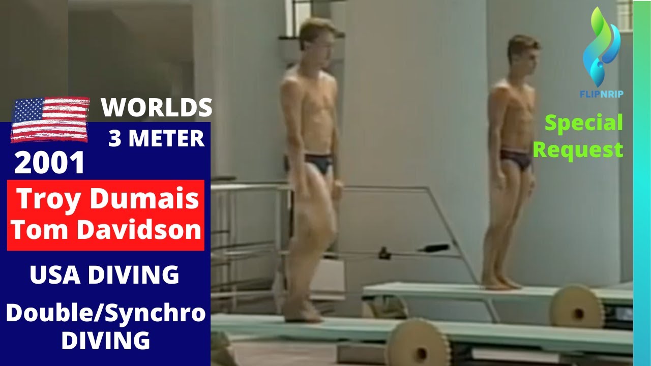 2001 Troy Dumais and Tom Davidson Mens USA Diving 3 Meter Double Diving