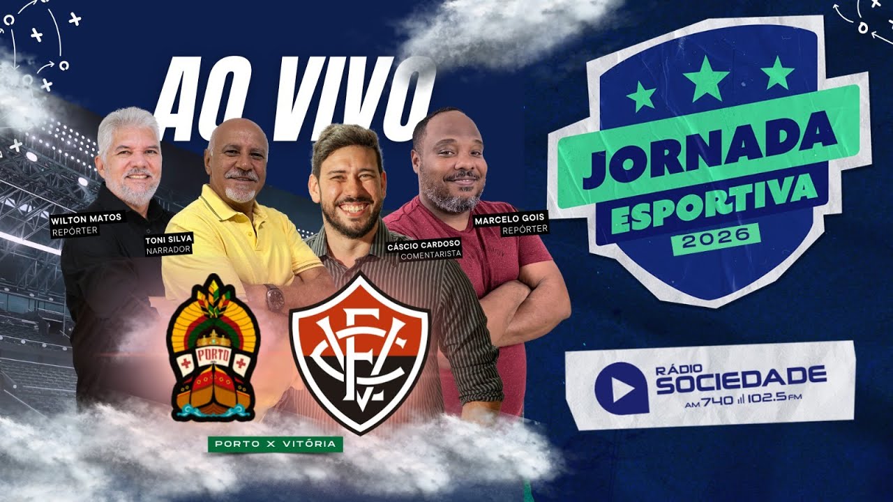 Porto Sport Club  x Vitória - Campeonato Baiano 2026 - Rádio Sociedade