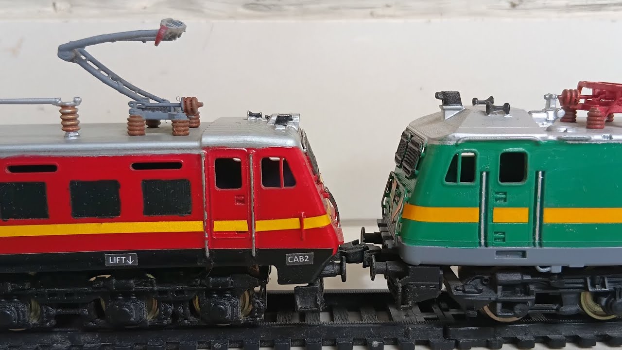 Triple RUN with Locomotives WAP4, WAG9 and WAP7 of Indian Railways
