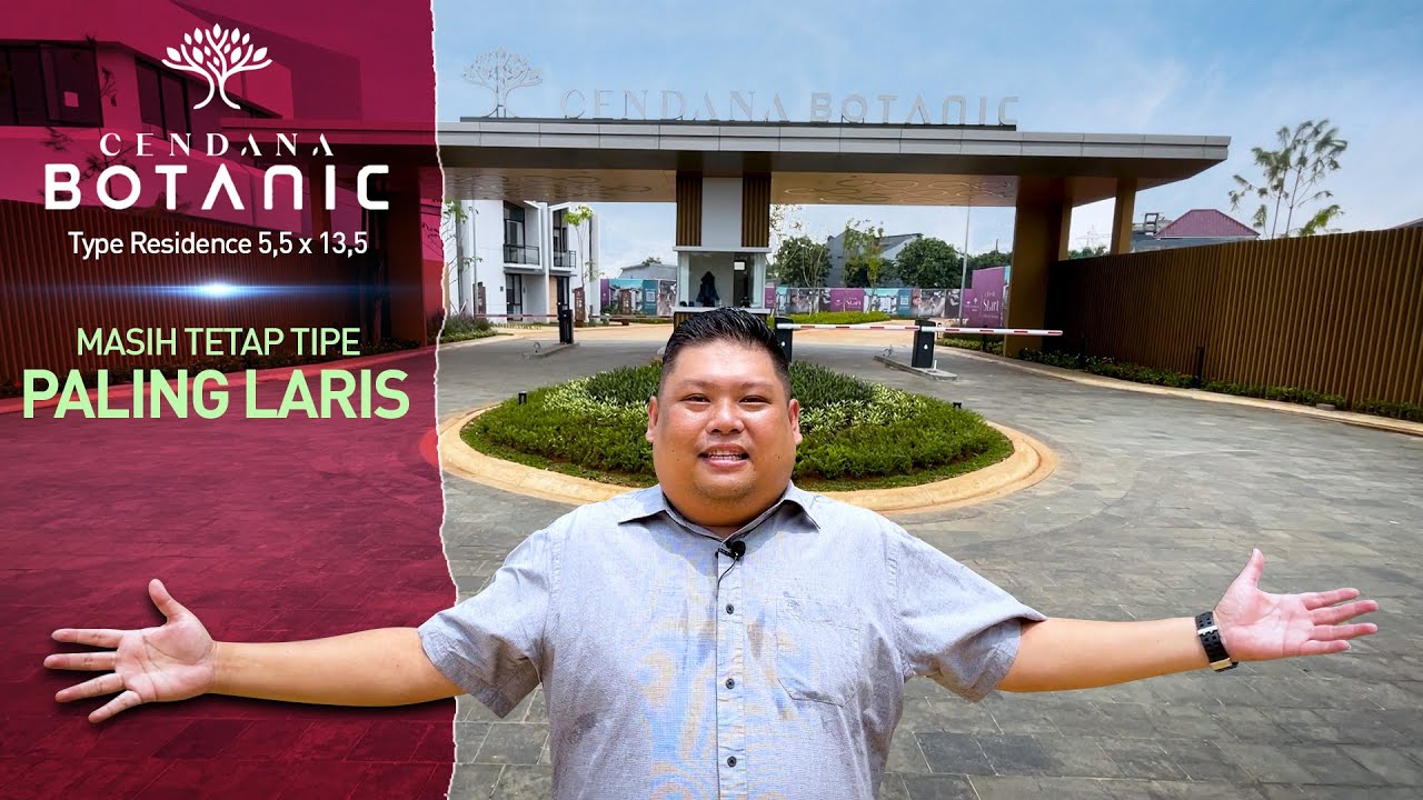 Review Cendana Botanic Tipe 2B Residence 5,5x13,5 m Paling Laris Dari Seri Rumah Viral Cendana Homes