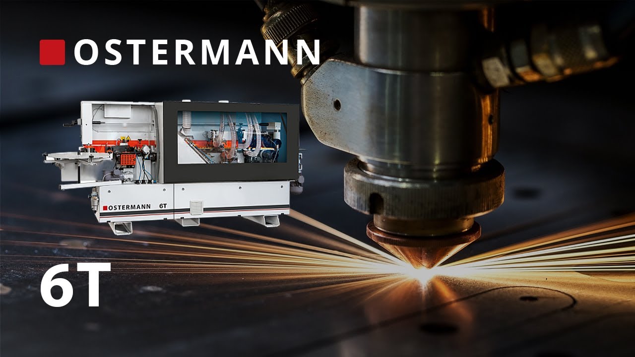 Автоматический кромкооблицовочный станок OSTERMANN  Модель 6T - видео обзор оборудования