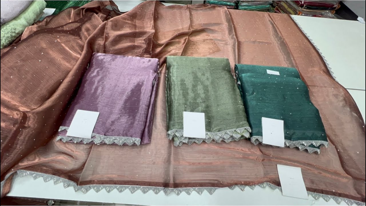 Bangalore wholesale fancy designer sarees||Single saree courier available