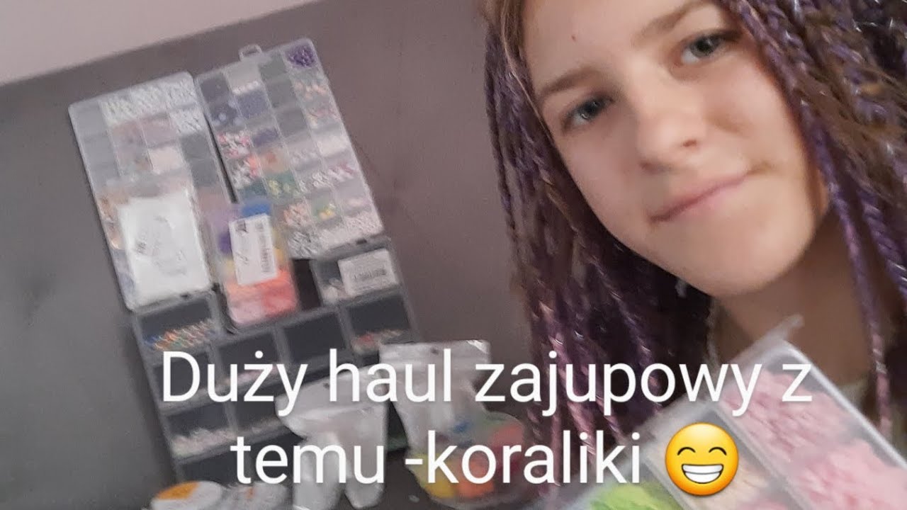haul zakupowy z temu dużo koralików 😃❤