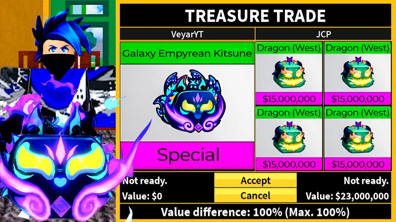 O QUE AS PESSOAS OFERECEM POR UMA KITSUNE GALAXY NO BLOX FRUITS?