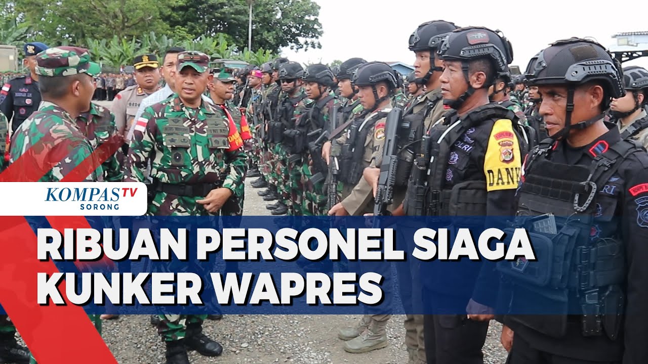 Pengamanan Kunker Wapres Maruf Amin di Mimika Papua Tengah Diperketat