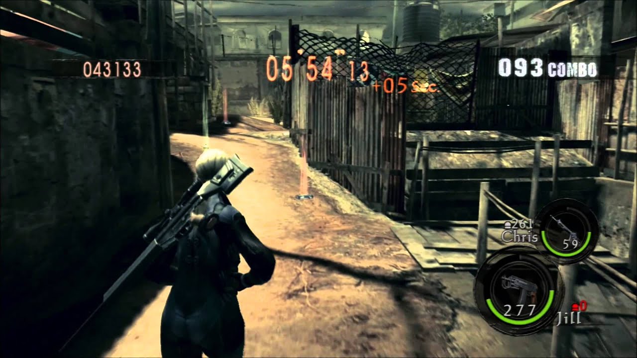 RE5 Mercenaries Public Assembly Duo Jill Battle suit/Chris Stars 1004k