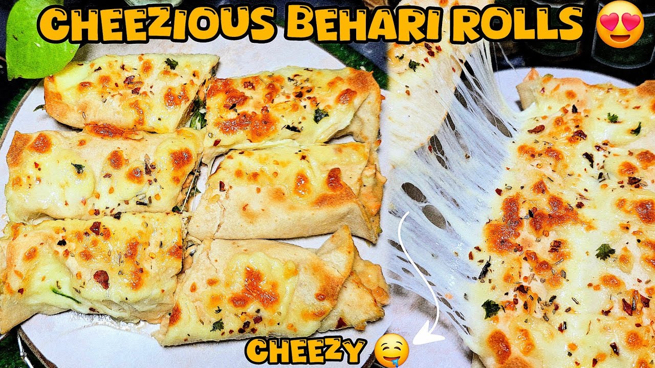 Authentic Cheezious Behari Rolls Recipe | Chicken Behari Rolls