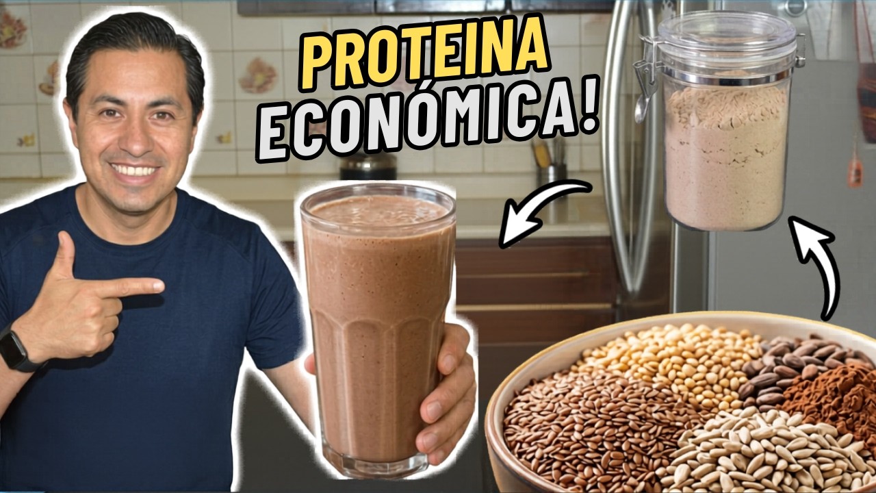 No necesitas comprar proteinas caras, haz tu proteína en casa. Es muy económica