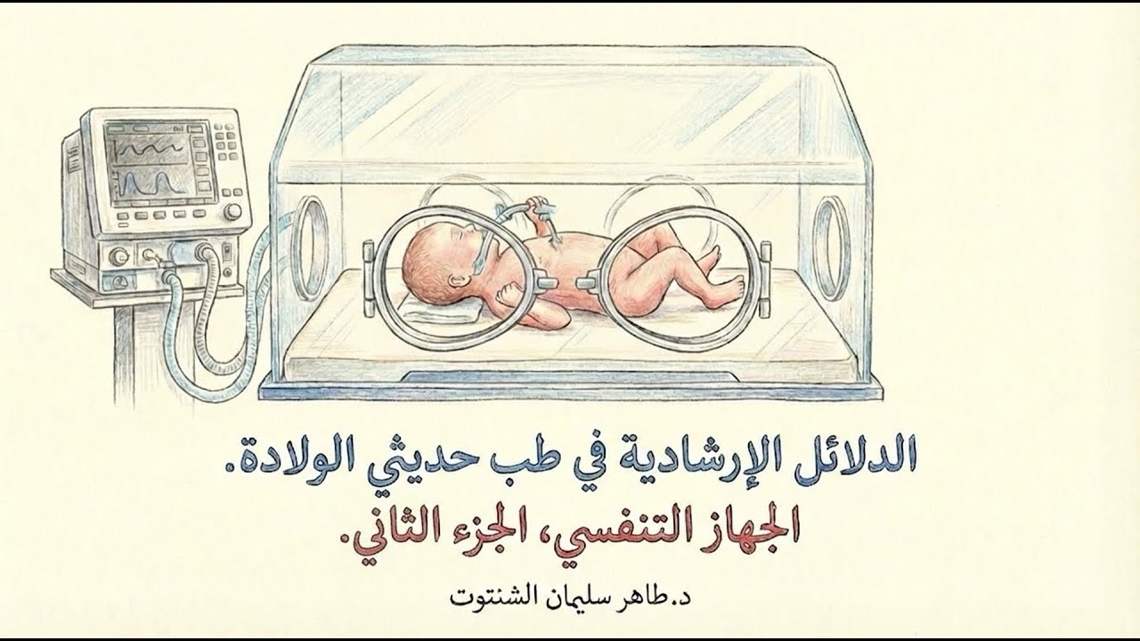 الدلائل الإرشادية في طب حديثي الولادة. الجهاز التنفسي: الجزء الثاني. د. طاهر سليمان الشنتوت