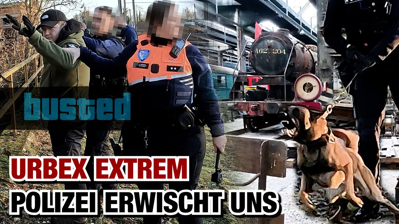ERWISCHT! Polizei-Einsatz im Lost Place mit Waffe und Hunden 🚨