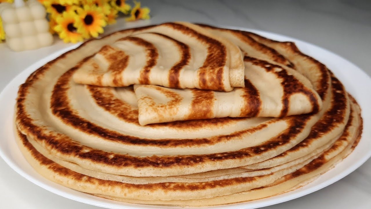 طريقتي المعتمده للكريب الحلو 🙌😋سر تحضير الكريب الفرنسي المثالي هو خلط جميع المكونات بشكل صحيح!