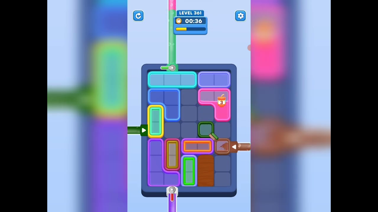 Water out puzzle Level 361 Solution Walkthrough
