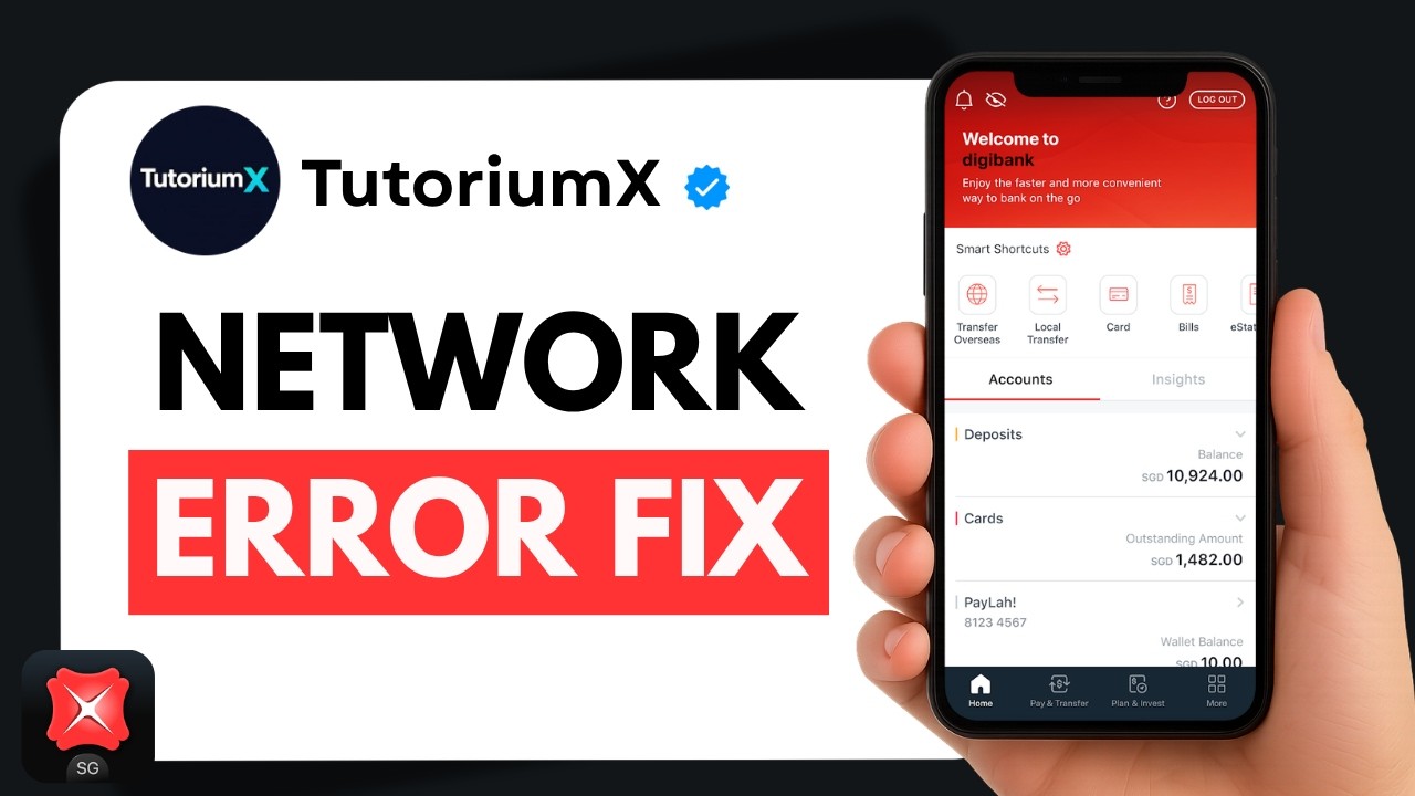 How to Fix DBS Network Error in Mobile Banking | DBS Digibank Connection Issue