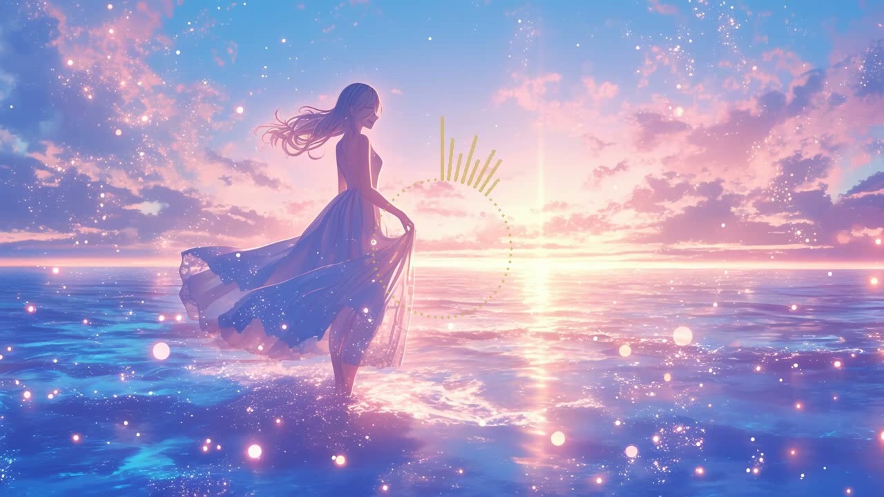 Dimness Beneath Surface | Ambient Ocean Waves & Dreamy Reverb for Calm Relaxation
