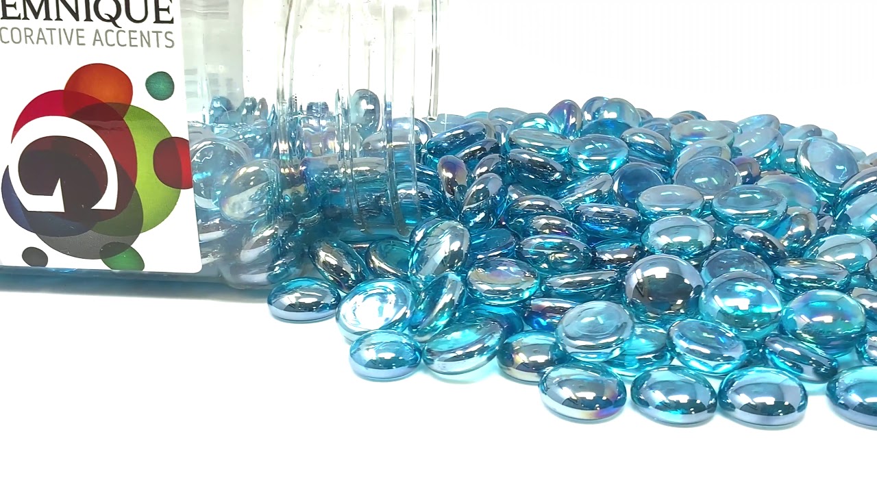 Gemnique Glass Gems - Caribbean Blue Luster (48 oz.)