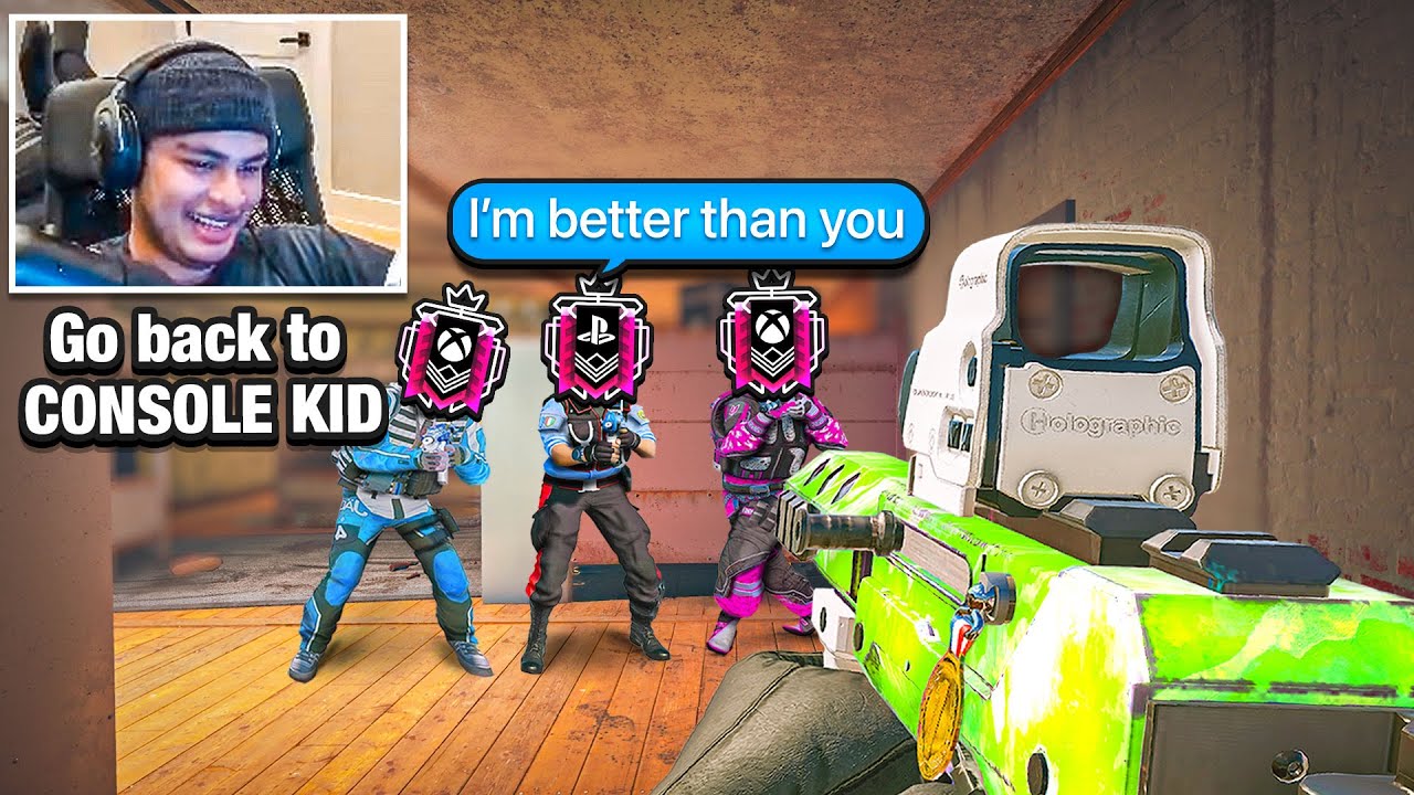 Embarrassing TOXIC Console Champs in Siege X