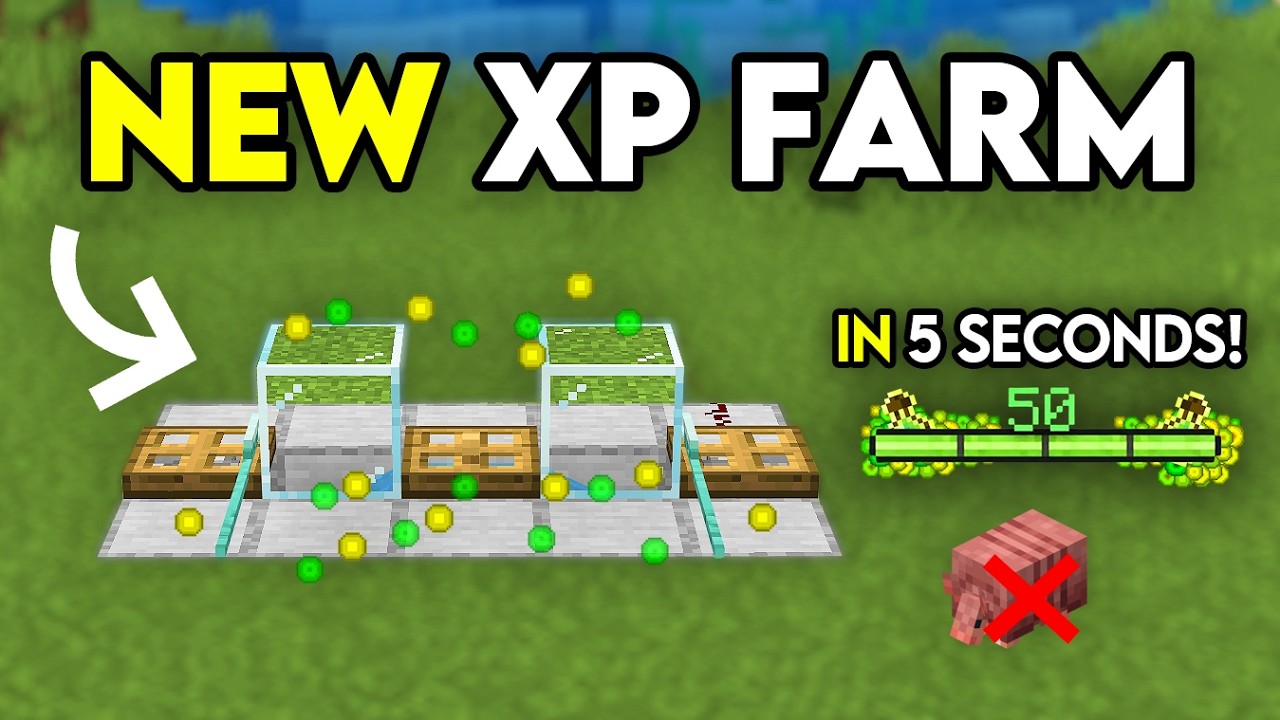 NEW BEST XP Farm Minecraft Bedrock 26.4 !