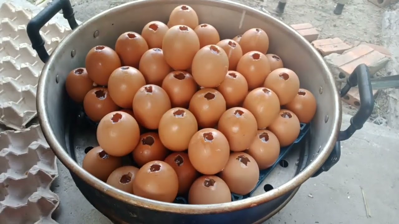 Hướng dẫn chi tiết, Cách làm món trứng gà nướng,Xem xong có thể mở tiệm bán@Tieunhiquan