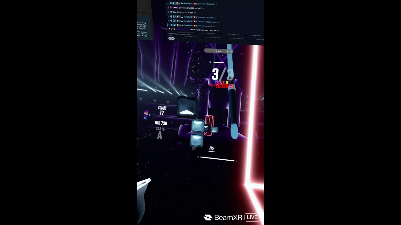 Watch me play Beat Saber