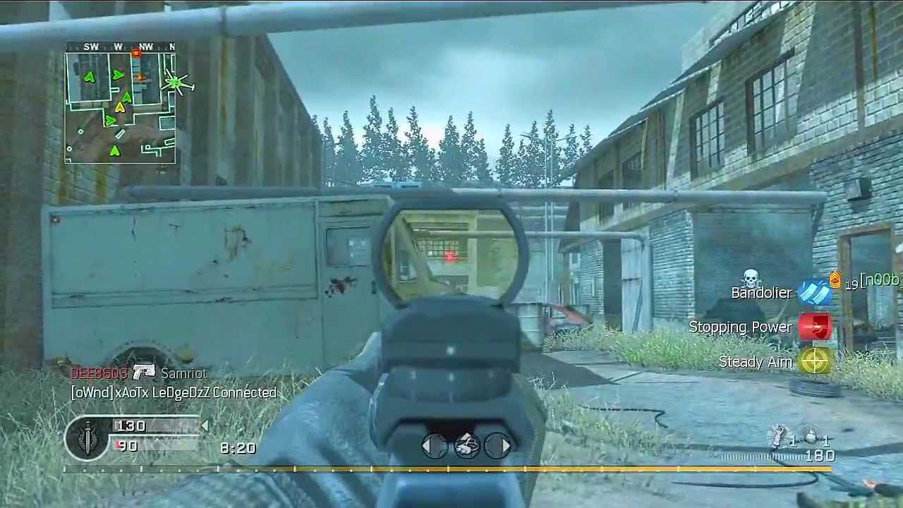 COD4 M16 Gameplay! Call of Duty Modern Warfare Multiplayer on Pipeline 40+ TDM!