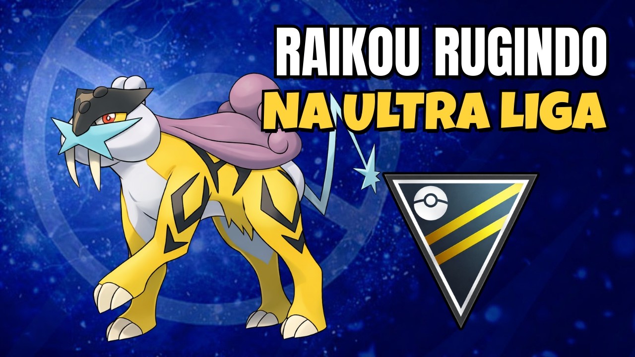 RAIKOU É UM MONSTRO NA ULTRA!! | Pokémon GO Battle League