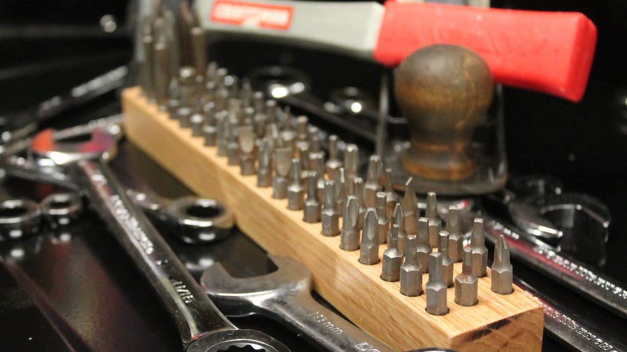 DIY: Driver Bit Organizer