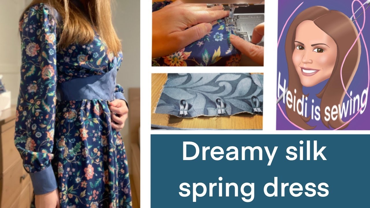 Sewing my dream vintage pattern dress! Vogue dress v9076