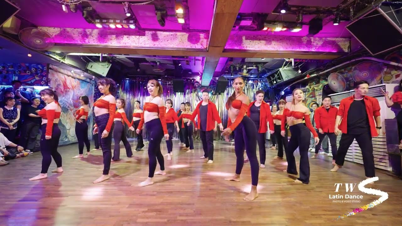 bersy cortez Salsa Shine Boot camp Team A Performance, 베르시 살사 샤인 부트캠프 A팀 공연 - 강남 클럽 강턴 2023.09.09