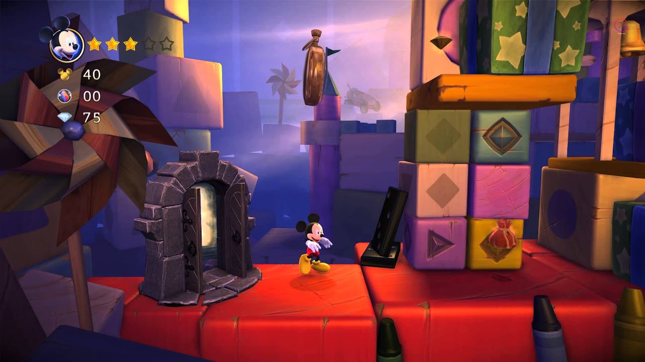 Castle of Illusion starring Mickey Mouse Superbounce Gameplay
