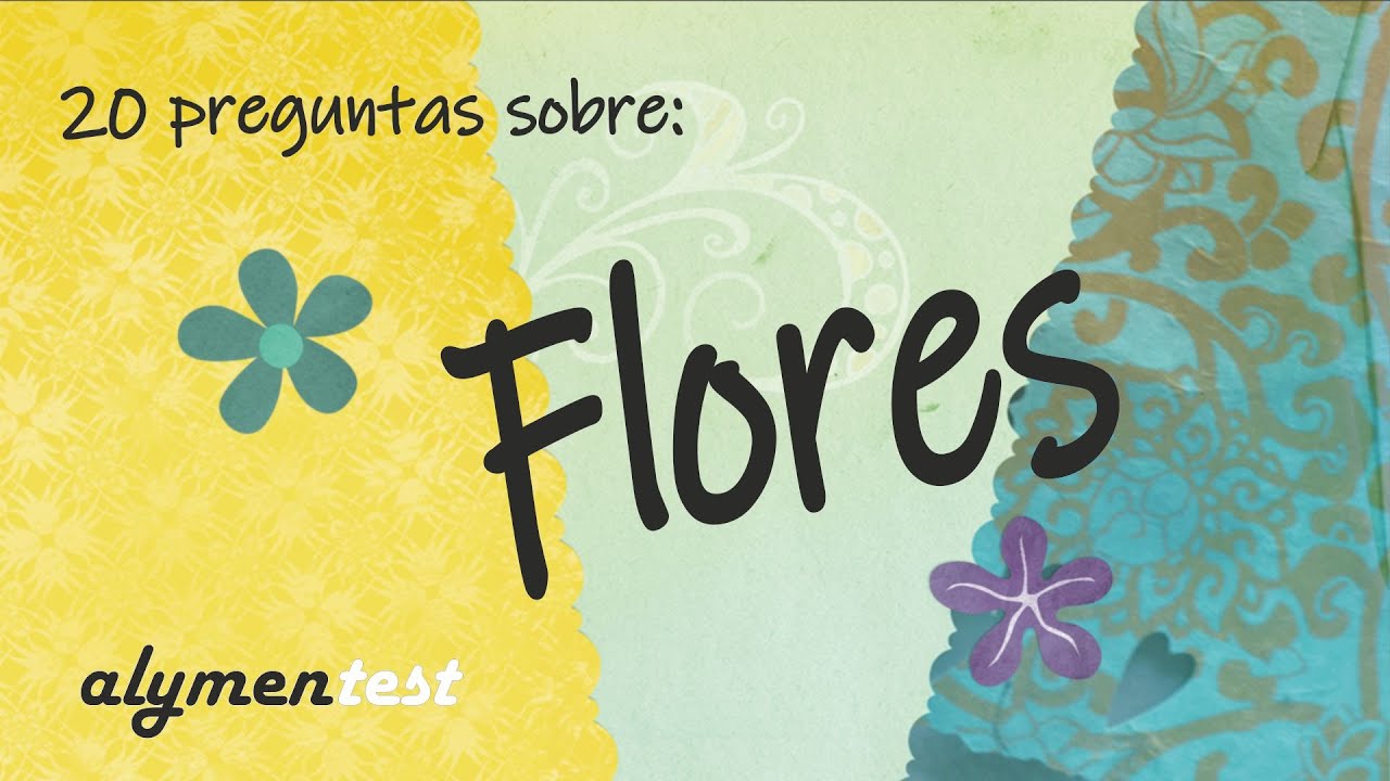 20 preguntas sobre FLORES COMESTIBLES - #alymentest #alimentos #test #flores #preguntas #respuestas