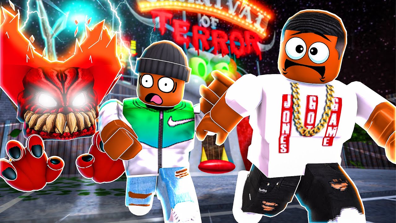 2 ИГРОКА ROBLOX: СБЕГ ИЗ КАРНАВАЛА УЖАСОВ...