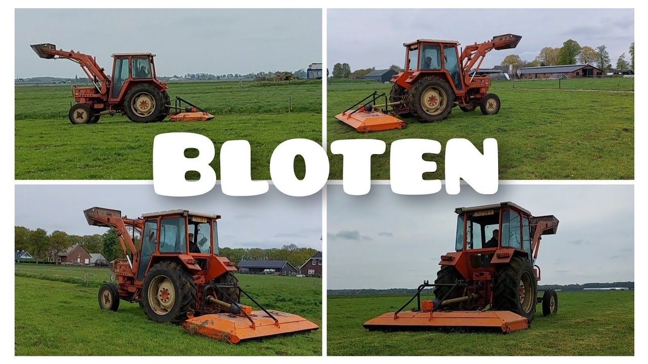 De WEIDEBLOTER weer achter de RENAULT 781 | Boer Gerrit vlogt