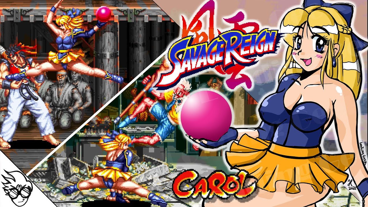 Savage Reign (Arcade / 1995)[SNK] - Carol Stanzack [Playthrough/LongPlay]