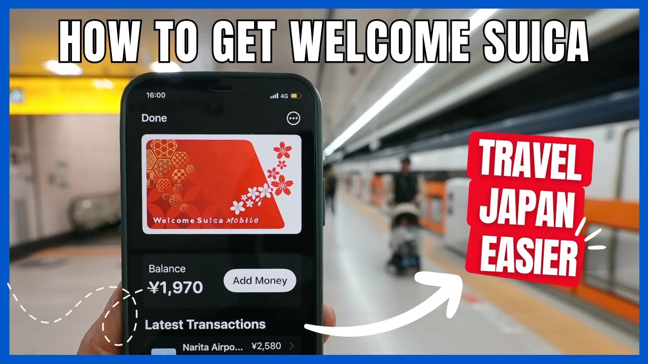 How To Get WELCOME SUICA Card on iPhone 🚅 JAPAN TRAVEL GUIDE 🚌 WATCH BEFORE YOU GO