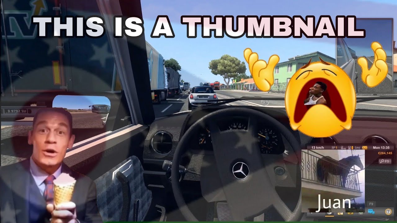 My most absurd + high quality video ever! | ETS2 Indonesian map Traffic Driving