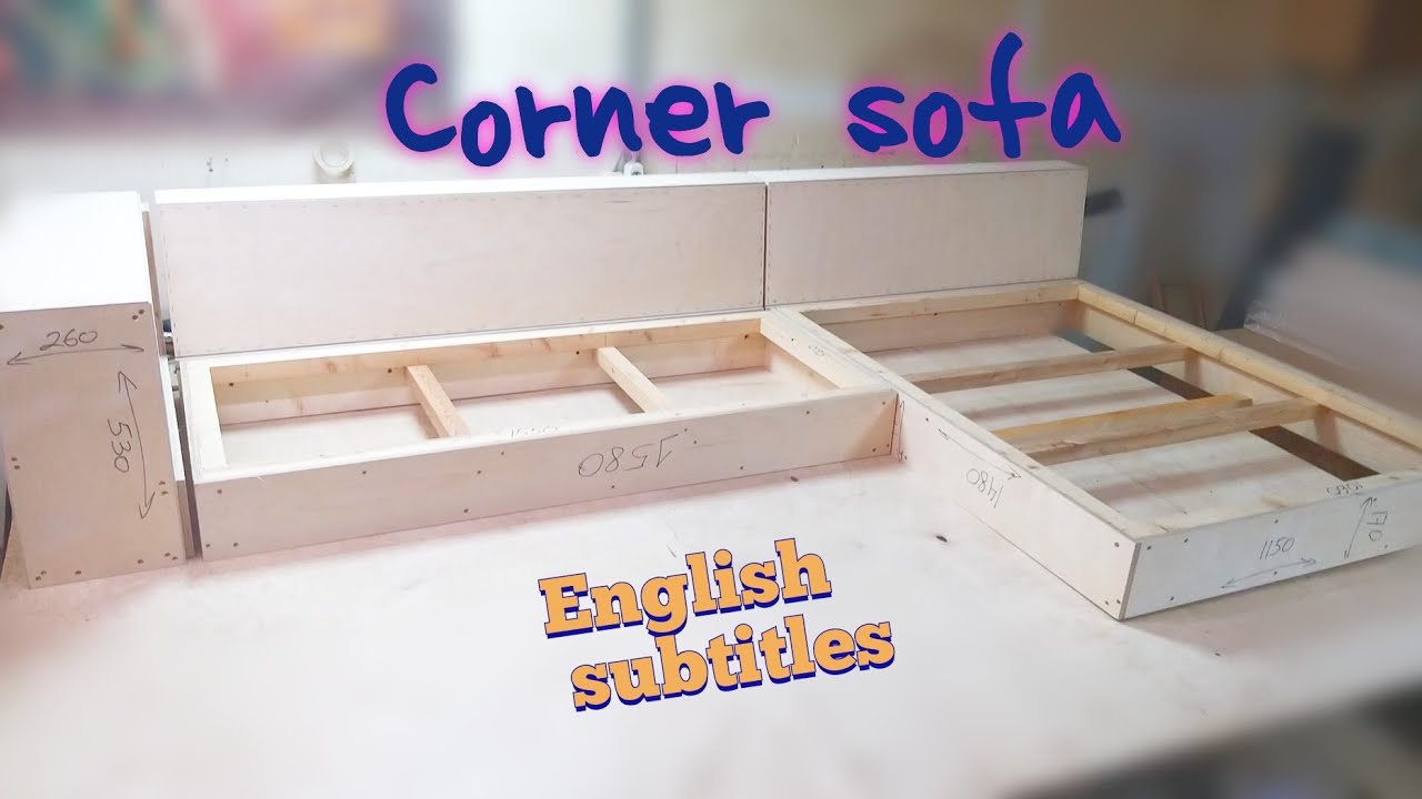 Угловой диван.Каркас DIY | Corner sofa