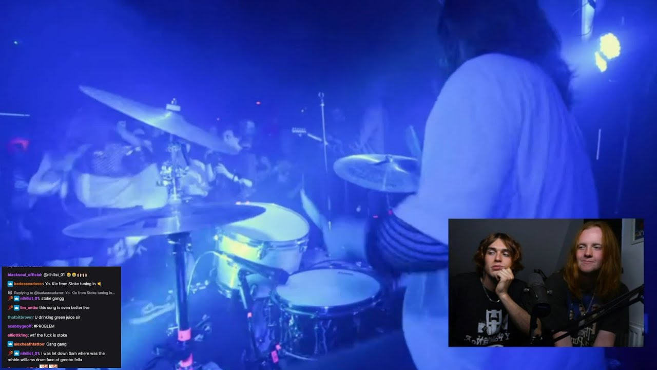 Static Dress react to drum cam + Q&A (live @ twitch)