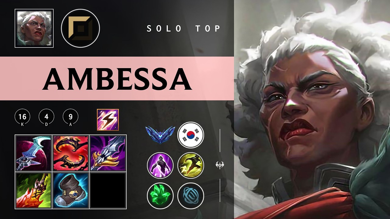 Ambessa Top vs Kennen - KR Diamond Patch 26.03