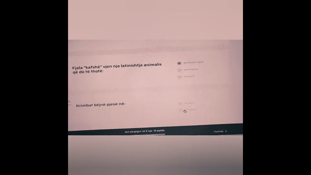Kuiz n&euml; biologji