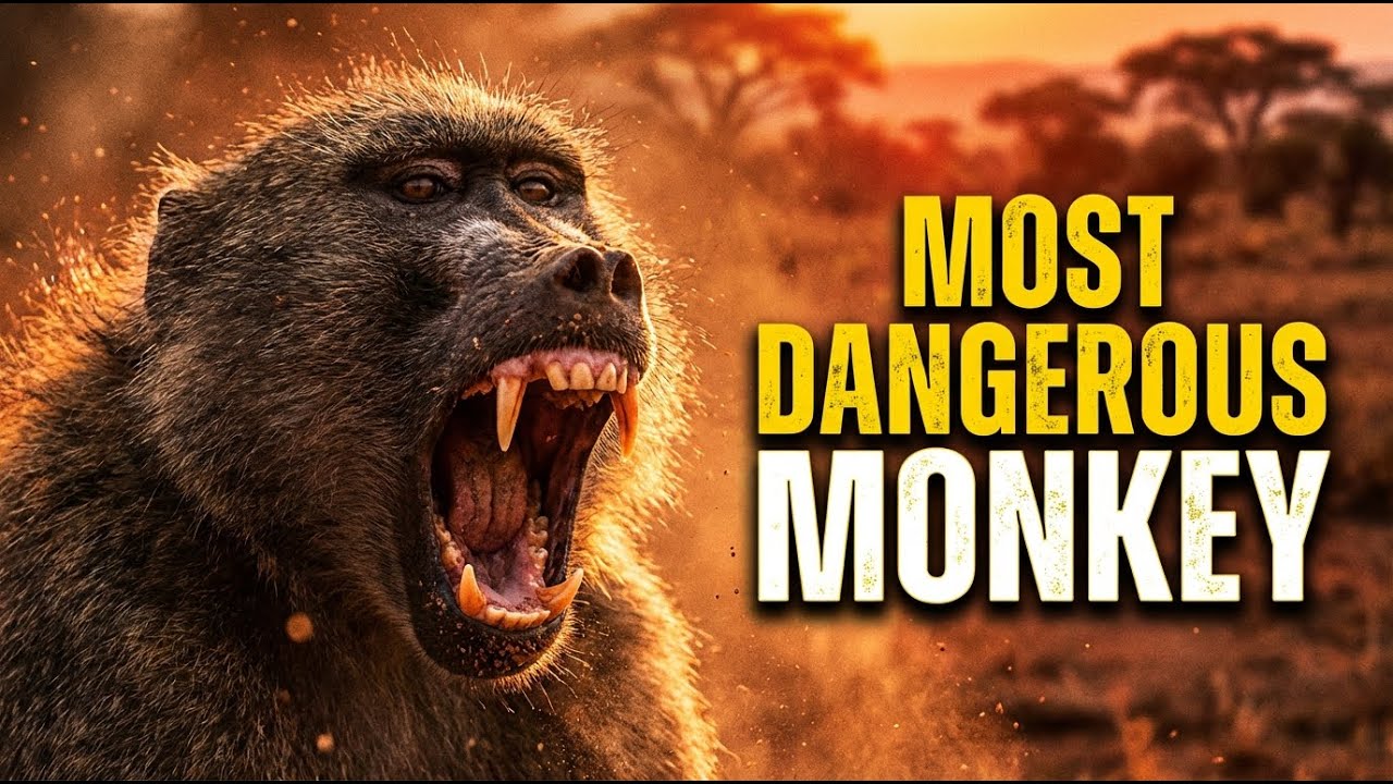 Most Dangerous Monkey in the World | Baboon Survival | Wildlife documentary  