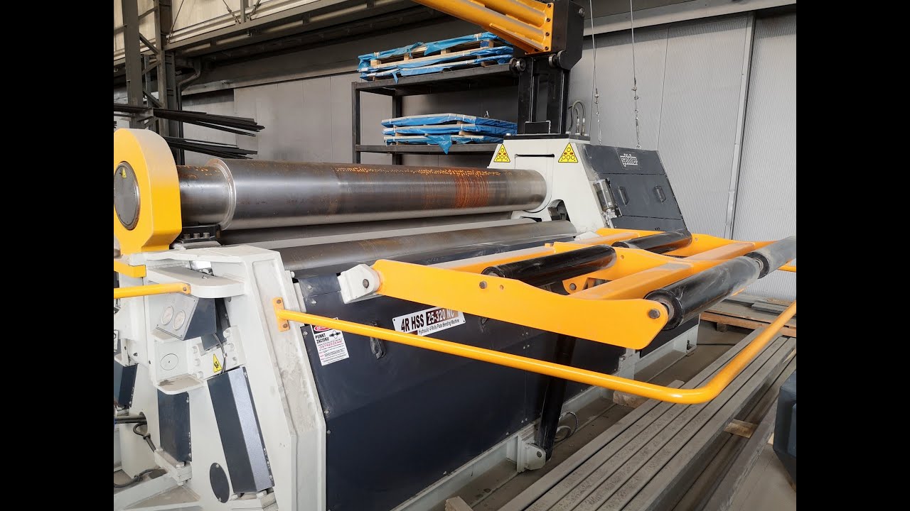 Walcarka hydrauliczna do blachy 4-walcowa SAHINLER 4R HSS 25-320 NC
