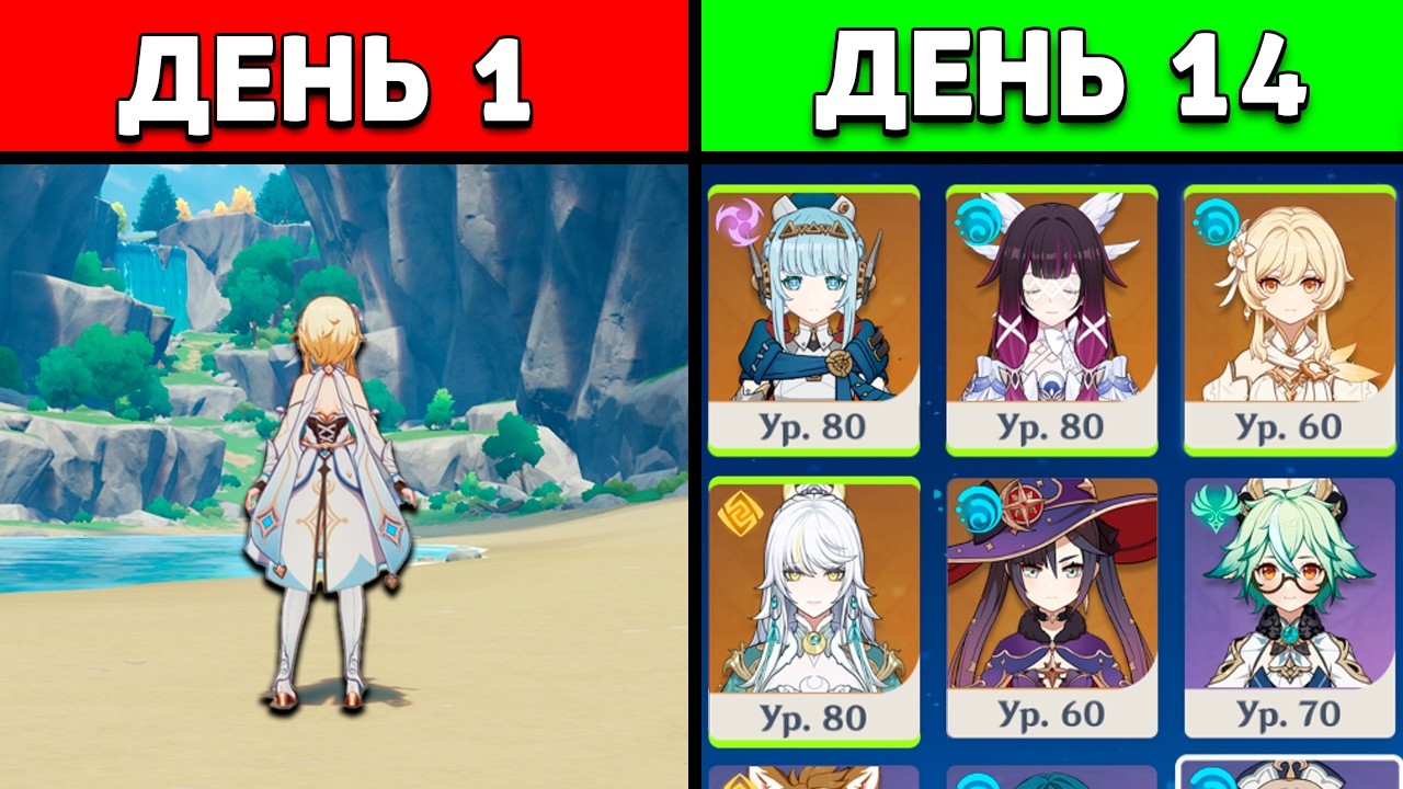 ⚠️Это ЛУЧШИЙ Акк с НУЛЯ за 2 НЕДЕЛИ в Геншин Импакт