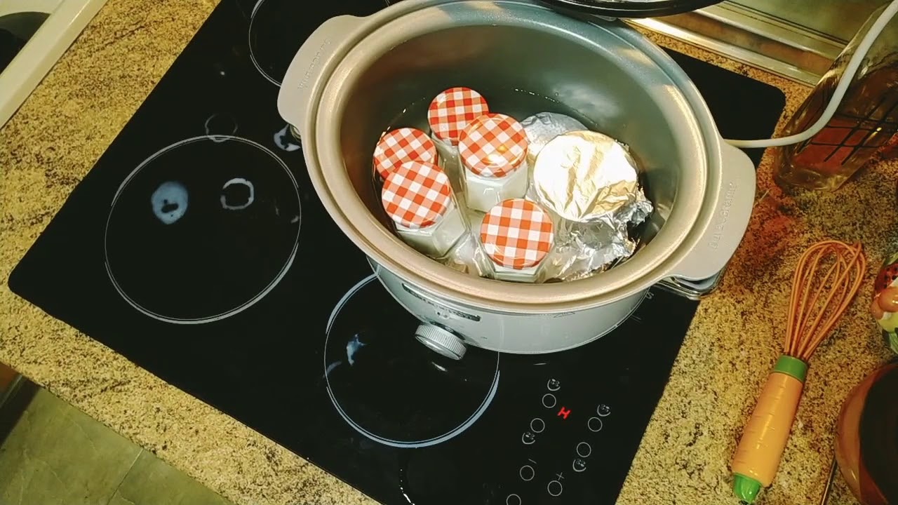 Cómo se hace yogur en olla crockpot#cocciónlenta#bajatemperatura#ollalenta#yogur#crockpot